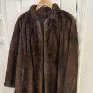 Full length mink coat